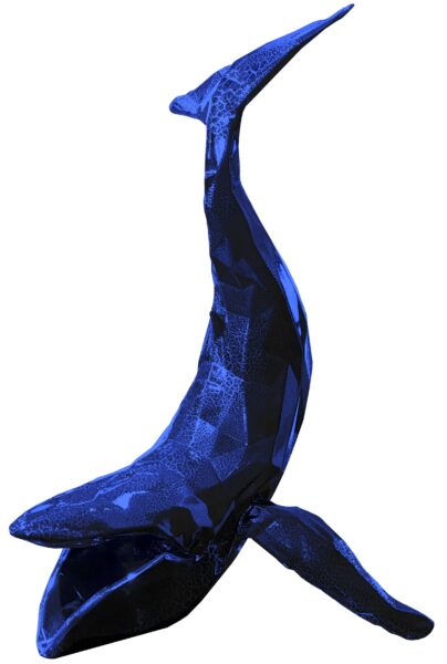 WHALE - Chrome Crackled - Denim