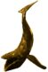 WHALE - Chrome Crackled - Gold