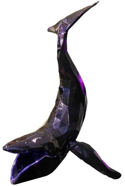WHALE - Chrome Crackled - Purple