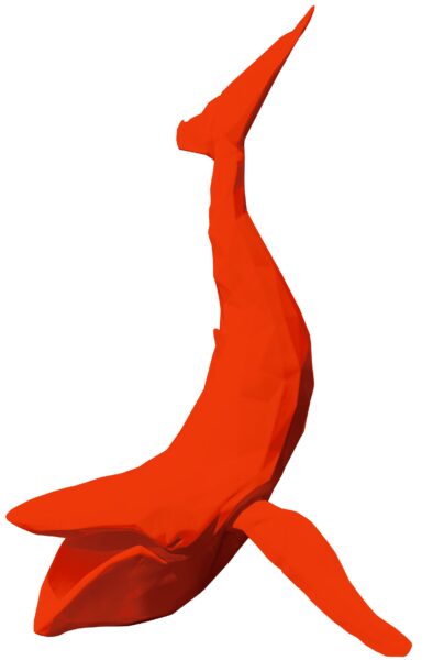 WHALE - Matte resin - Red