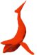 WHALE - Matte resin - Red