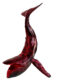 WHALE - Resin Crackled Chrome - Red
