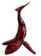 WHALE - Résine Crackled Chrome - Rouge