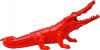 CROCODILE - Résine Classique - Rouge Orlinski - Galeries Richard Orlinski CROCODILE - Résine Classique - Rouge Orlinski