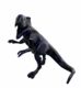 T-REX - Glossy Resin - Deeply Black & Blue - Galeries Orlinski T-REX - Glossy Resin - Deeply Black & Blue