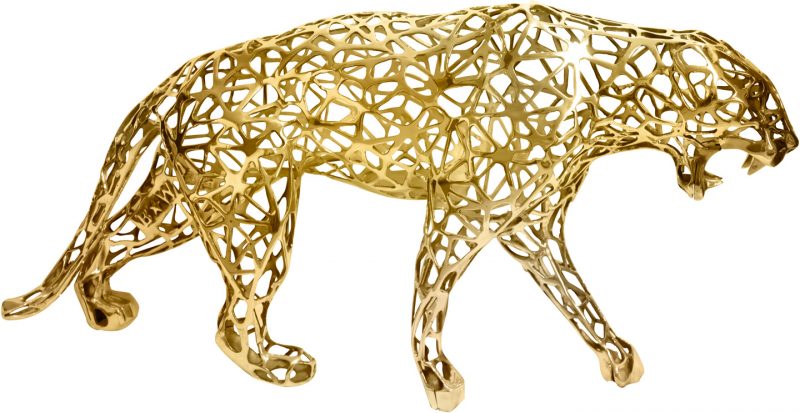 PANTHER - Bronze - Gold - Galeries Richard Orlinski PANTHER - Bronze - Gold