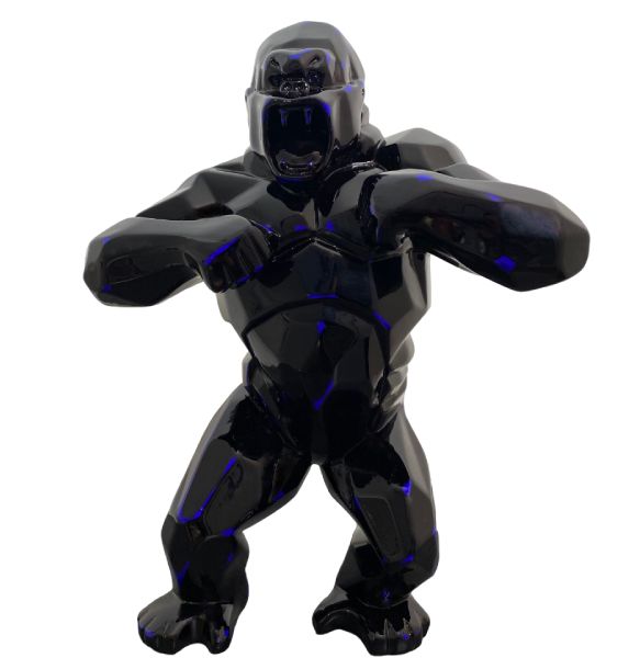 WILD KONG - Résine Classique - Chrome - Galeries Orlinski WILD KONG - Résine Classique - Chrome