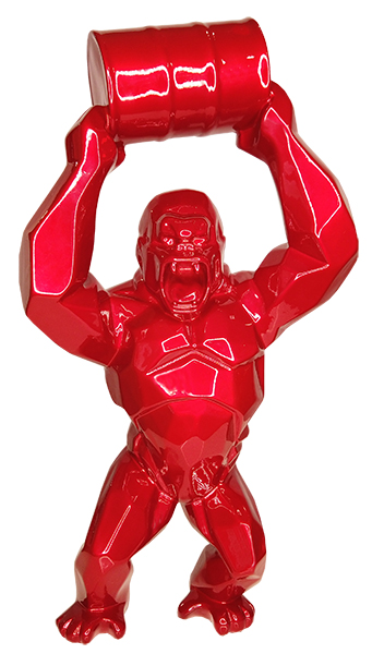 WILD KONG OIL - Metallic resin - Flame red - Galeries Orlinski WILD KONG OIL - Metallic resin - Flame red