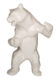 STANDING BEAR - Glossy Resin - White