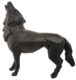HOWLING WOLF - Matte resin - Black - Galeries Orlinski HOWLING WOLF - Matte resin - Black