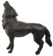 HOWLING WOLF - Matte resin - Black