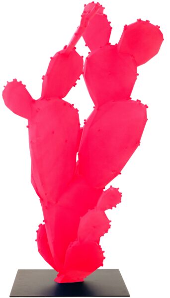 CACTUS - Résine Métallisée - Neon Pink