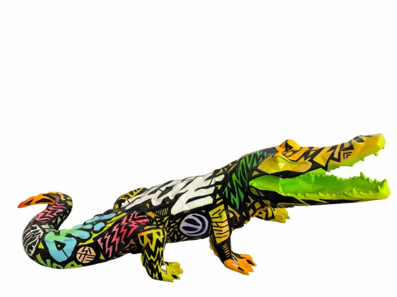 CROCODILE - Résine Tag - Galeries Orlinski CROCODILE - Résine Tag