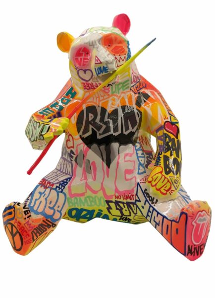 PANDA - Résine Tag - Galeries Orlinski PANDA - Résine Tag