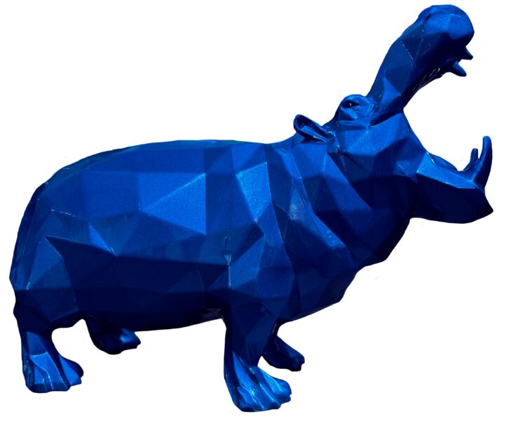 HIPPOPOTAMUS - Metallic - Mick blue