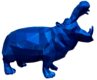 HIPPOPOTAMUS - Metallic - Mick blue