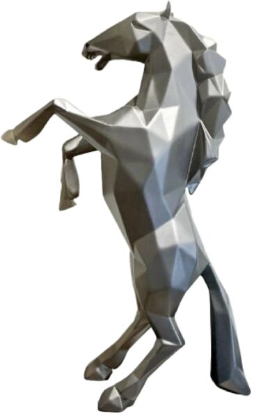 HORSE - Matte resin - Grey