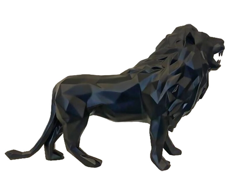 LION - Résine Mat - Noir