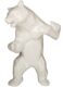 STANDING BEAR - Résine Classique - Blanc