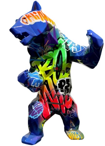 STANDING BEAR - Résine Tag