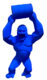 WILD KONG OIL - Resin - Blue Up - Galeries Orlinski WILD KONG OIL - Resin - Blue Up