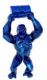 WILD KONG OIL - Resin Crackled Chrome - Blue - Galeries Orlinski WILD KONG OIL - Resin Crackled Chrome - Blue