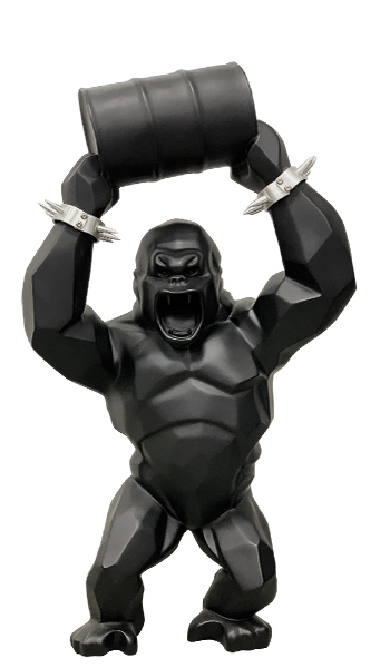 WILD KONG OIL - Matte resin - Black - Galeries Orlinski WILD KONG OIL - Matte resin - Black