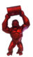 WILD KONG OIL - Matte resin - Flame red - Galeries Orlinski WILD KONG OIL - Matte resin - Flame red
