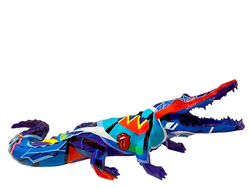 CROCODILE - Résine Tag - Galeries Orlinski CROCODILE - Résine Tag