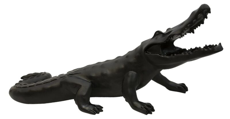 CROCODILE - Matte resin - Black