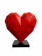 HEART - Résine Mat - Rouge Orlinski - Galeries Orlinski HEART - Résine Mat - Rouge Orlinski
