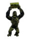 WILD KONG OIL - Resin Crackled Chrome - kaki - Galeries Orlinski WILD KONG OIL - Resin Crackled Chrome - kaki