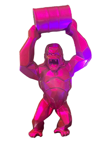 WILD KONG OIL - Metallic resin - Pink Magenta