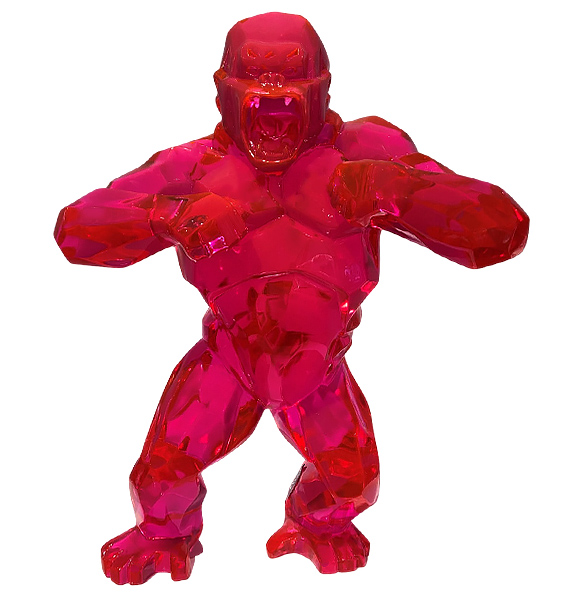 WILD KONG - Crystal Clear resin - Pink