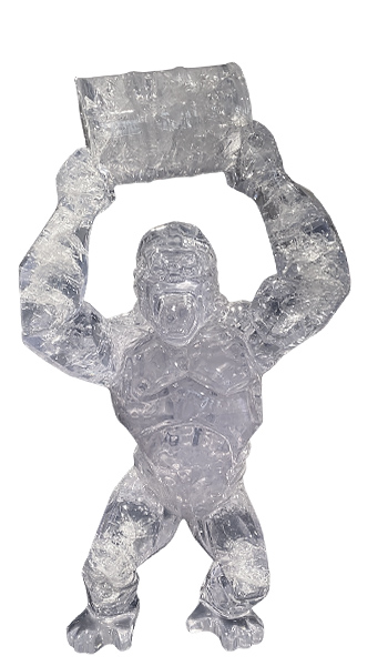WILD KONG OIL - Crystal Full Fractale resin - Rock Crystal Effect - Galeries Orlinski WILD KONG OIL - Crystal Full Fractale resin - Rock Crystal Effect