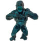 WILD KONG - Resin Crackled Chrome - Turquoise