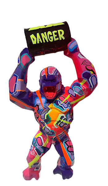 WILD KONG OIL - Tag resin - Galeries Orlinski WILD KONG OIL - Tag resin