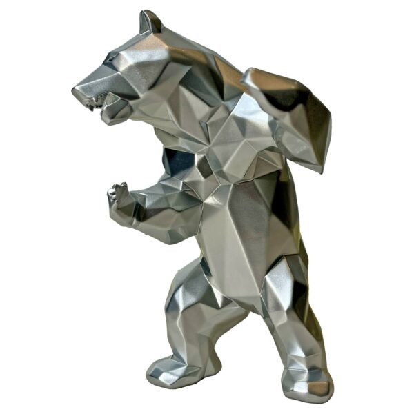 STANDING BEAR - Metallic - Silver
