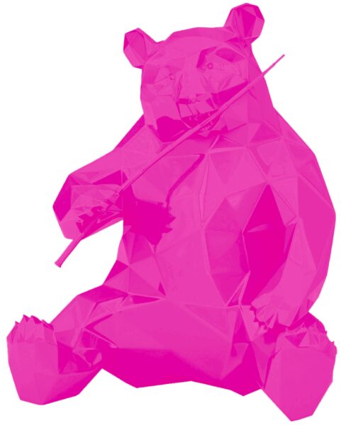 PANDA - Résine Métallisée - Rose Magenta
