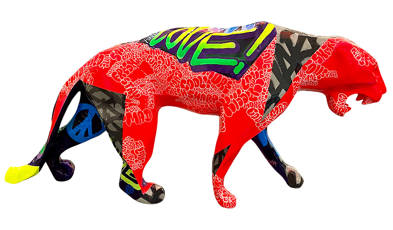 PANTHER - Tag resin - Galeries Orlinski PANTHER - Tag resin