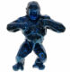 WILD KONG - Resin Crackled Chrome - Blue - Galeries Orlinski WILD KONG - Resin Crackled Chrome - Blue