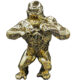 WILD KONG - Resin Crackled Chrome - Gold - Galeries Orlinski WILD KONG - Resin Crackled Chrome - Gold