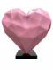 HEART - Résine Métallisée - Rose Poudré - Galeries Orlinski HEART - Résine Métallisée - Rose Poudré