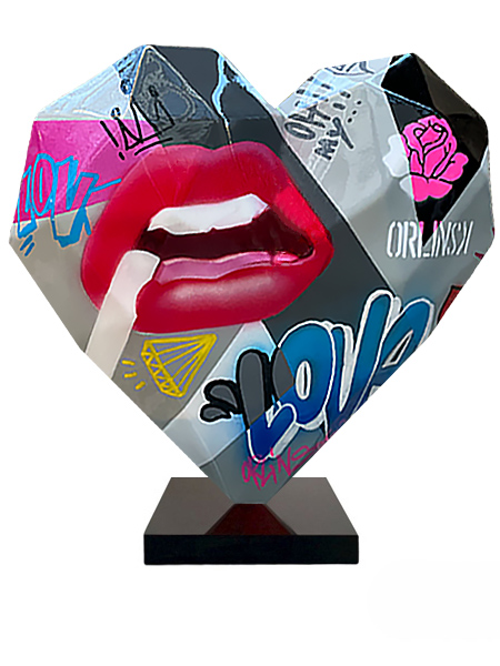 HEART - Résine Tag - Galeries Orlinski HEART - Résine Tag