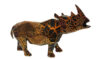 RHINOCEROS - Resin Crackled Chrome - Orange