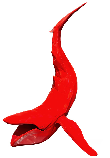 WHALE - Glossy Resin - Orlinski red
