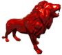 LION - Résine Métallisée - Rouge flamme