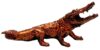 CROCODILE - Chrome Crackled - Orange