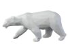 WALKING BEAR - Glossy Resin - White