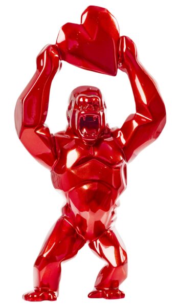WILD KONG LOVE - Metallic - Cherry Red